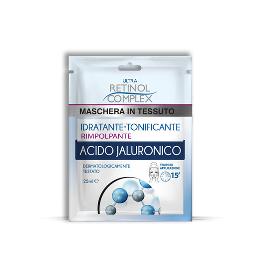 CONFEZIONE DA 3PZ MASCHERA VISO CON ACIDO JALURONICO 25 ml