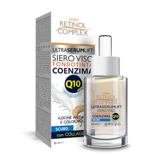 SIERO FONDOTINTA CON COENZIMA Q10 E COLLAGENE SCURO 30ml