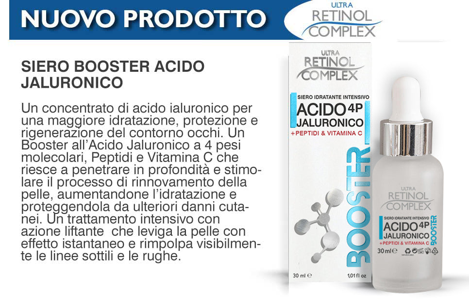 Siero Viso Booster Acido Jaluronico 30 ml