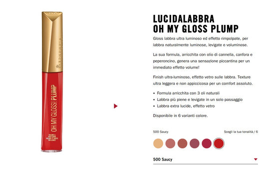 Rimmel London Oh My Gloss Plump N.500