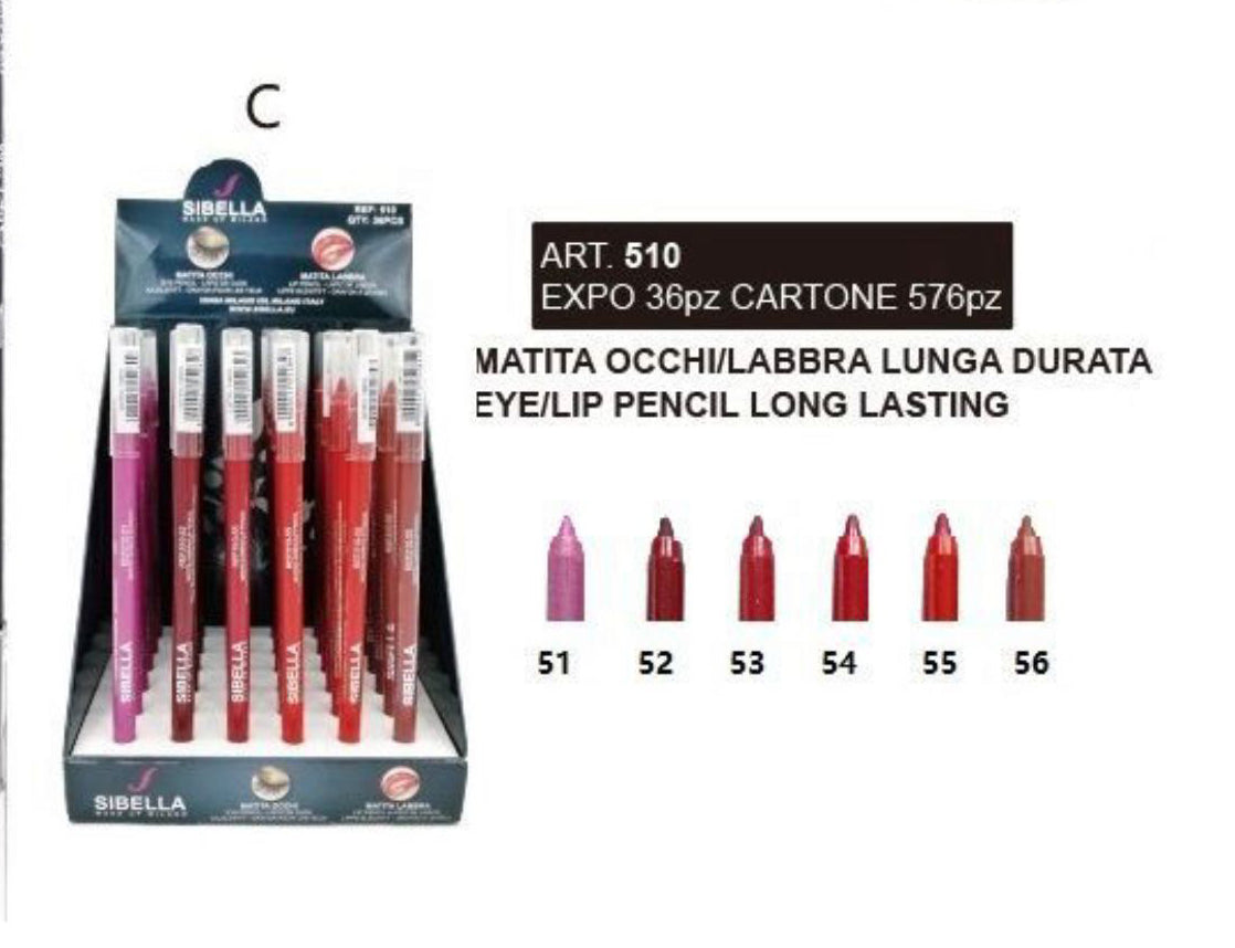 Sibella ART.510 Matita Labbra soft lunga durata