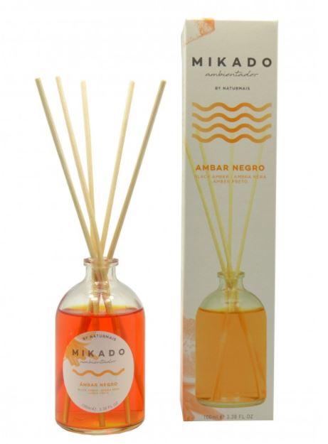 Diffusori Mikado Mais Ambra nero 100 ml