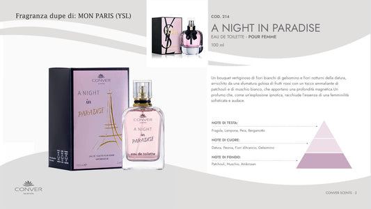 Profumo Conver Scent A NIGHT IN PARADISE 100 ML