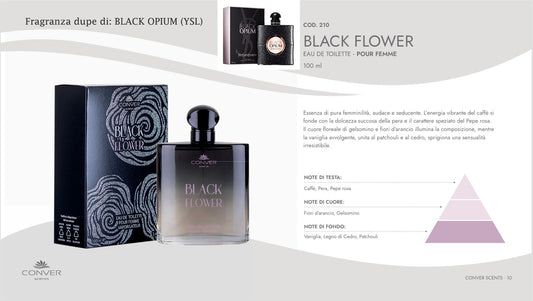 Profumo Conver Scent BLACK FLOWER 100 ml