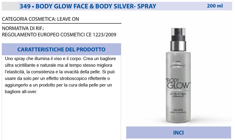 Acqua Profumata Viso e Corpo SILVER 200 ml