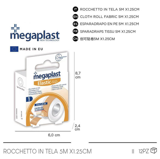 Confezione 1PZ ROCCHETTO TELA 1-5X2.5 cod. 120290