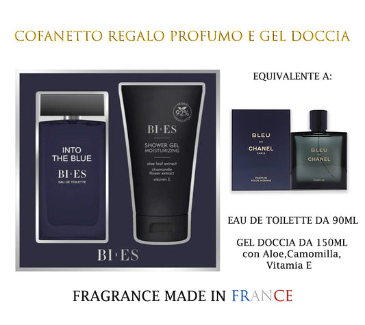 Cofanetto Bi.Es. profumo+gel doccia INTO THE BLUE