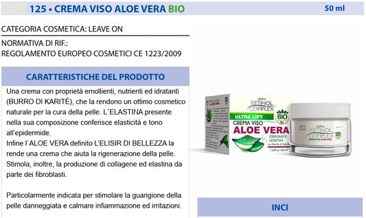 Crema Viso Aloe Vera 50 ml