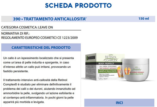 Trattamento Anti-callosità 150 ml