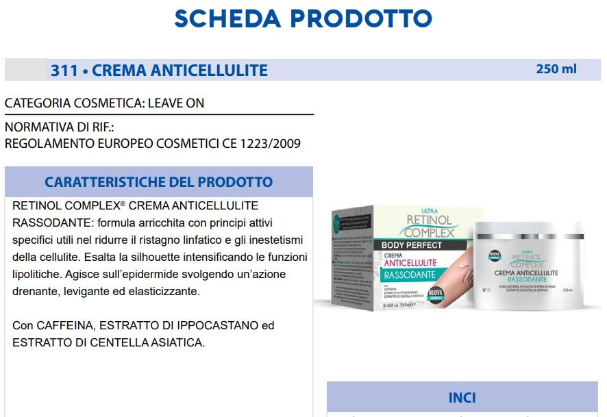 Crema Corpo Anticellulite 250 ml