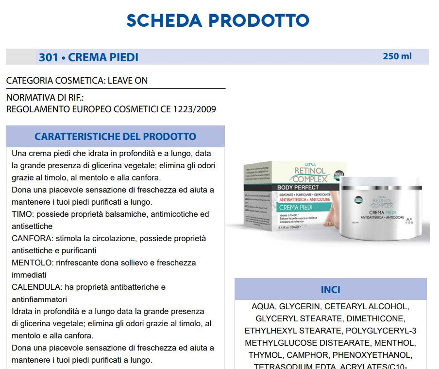 Crema Piedi 250 ml