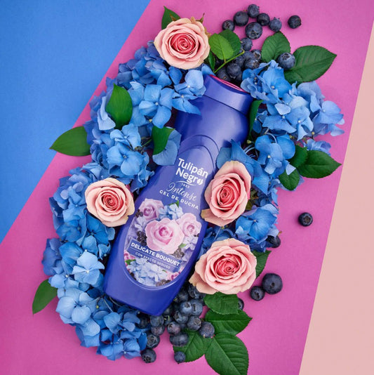 Blister da 6 pz Gel Doccia DELICATE BOUQUET INTENSIVO 550ml