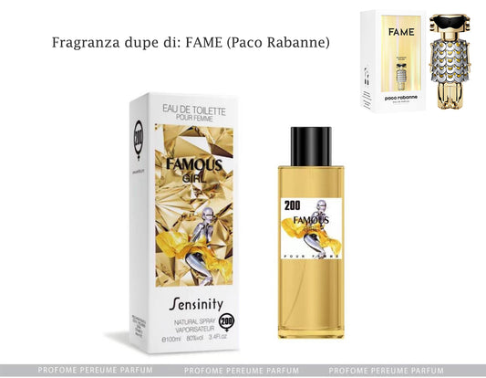 Profumo Sensinity FAMOUR GIRL 100 ml