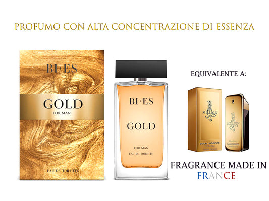 Profumo Bi.Es. GOLD FOR MAN 90 ml