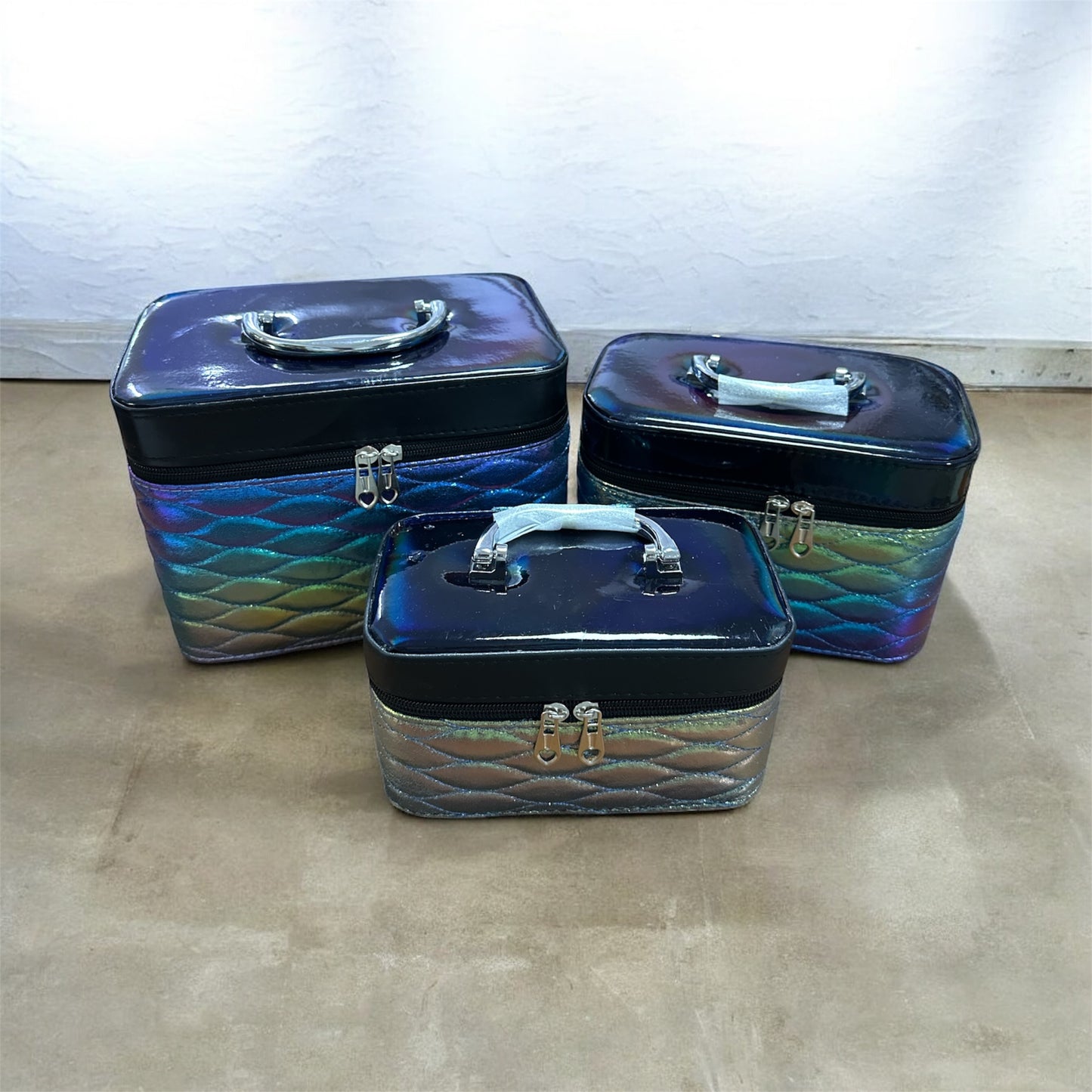 Set 3pz BAULETTO PORTA TRUCCHI