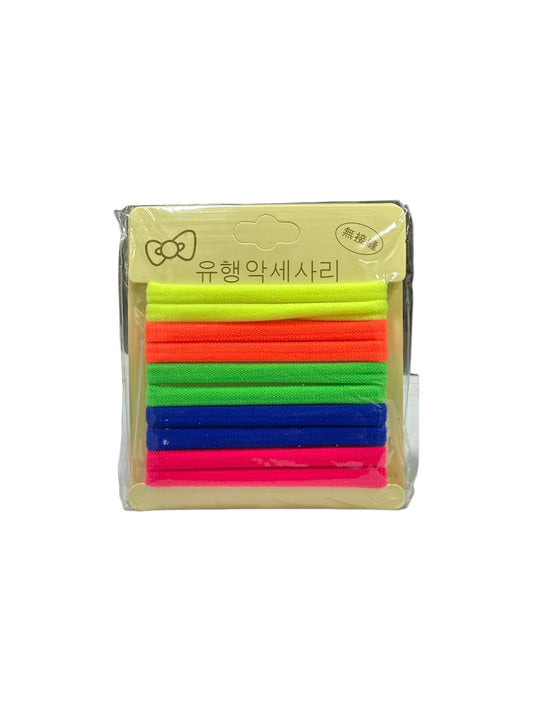 Cartella Elastici per Capelli colorati da 10pz