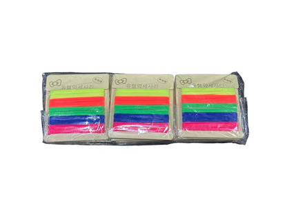 Cartella Elastici per Capelli colorati da 10pz