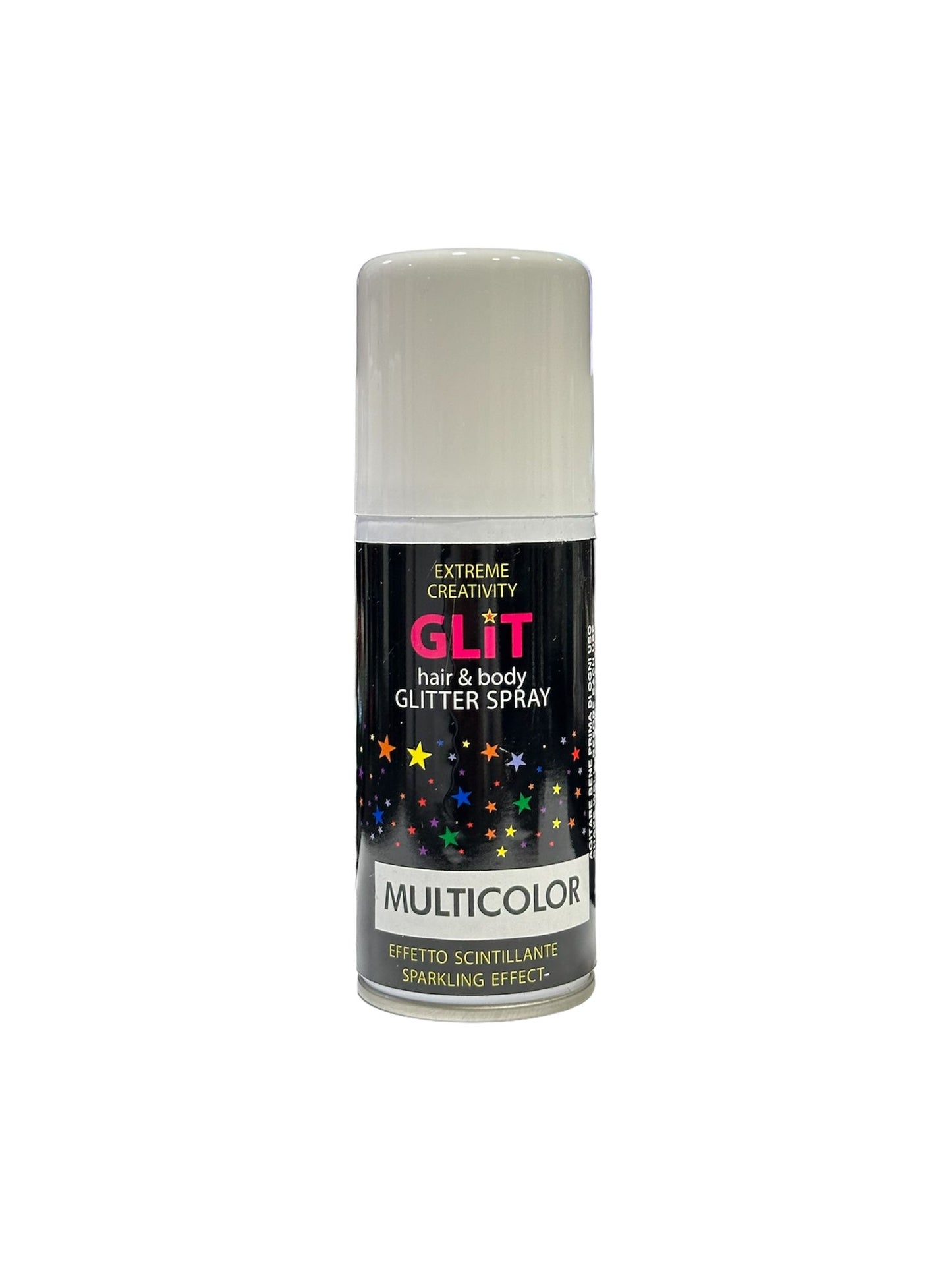 Spray Glitter per Corpo e Capelli Multicolor 100 ml