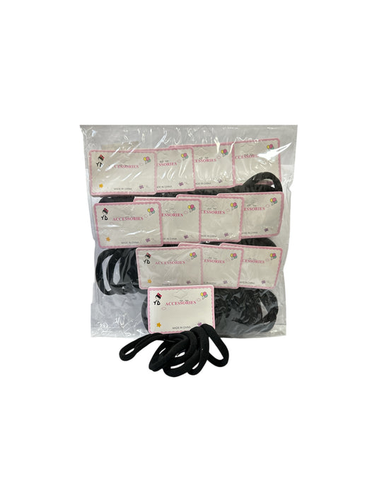 Confezione Elastici capelli nero