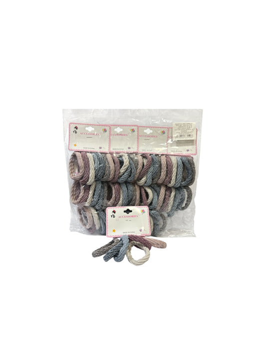 Confezione Elastici capelli colorati