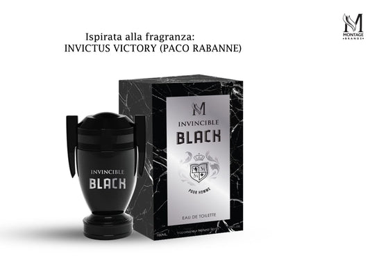 Profumo Montage INVINCIBLE BLACK 100 ml