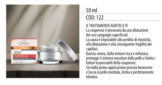 Crema viso LENITIVA COUPEROSE 50ml