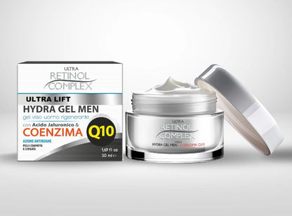 Crema viso uomo HYDRA GEL MEN con COENZIMA Q10 50ml