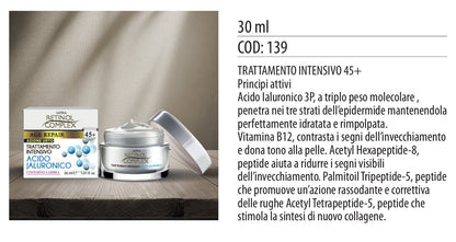 Trattamento intensivo 45+ CONTORNO LABBRA ACIDO JALURONICO 30ml