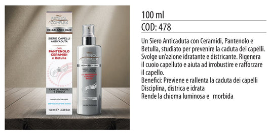 Siero capelli INTENSIVO ANTICADUTA 100ml