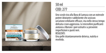 Scrub viso ESFOLIANTE BAVA LUMACA 50ml