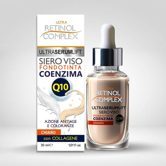 Siero fondotinta COENZIMA Q10 & COLLAGENE CHIARO 30ml