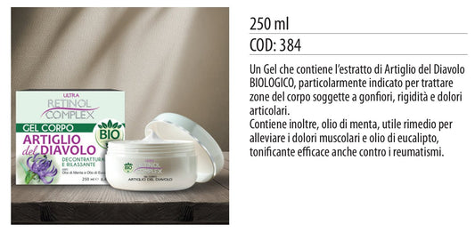 Gel corpo ARTIGLIO DEL DIAVOLO 250ml