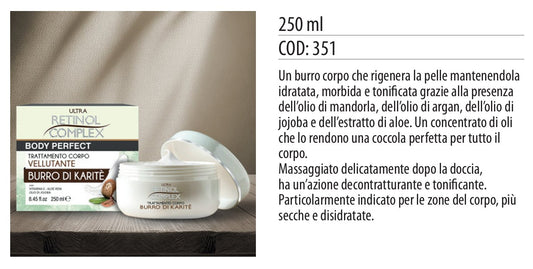 Trattamento corpo BURRO DI KARITE’ 250ml