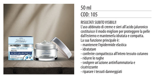 Crema Viso NOTTE ACIDO JALURONICO 50ml