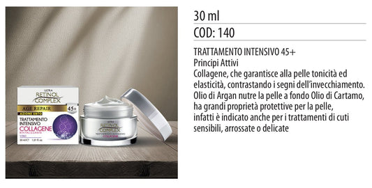 Crema viso 45+ Intensivo Collagene 30ml