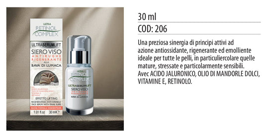 Siero viso BAVA LUMACA 30ml