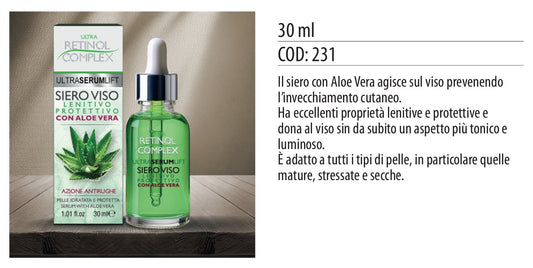 Siero viso ALOE VERA 30ml