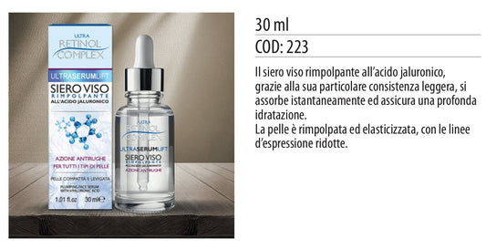 Siero viso ACIDO JALURONICO 30ml