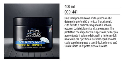 Scrub capelli ESFOLIANTE ACIDO JALURONICO 400ml