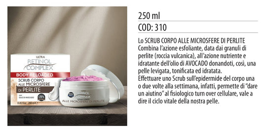Scrub corpo MISCROSFERE PERLITE 250ml