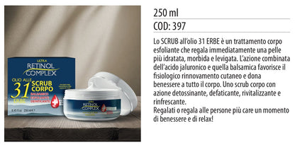 Scrub corpo OLIO 31 ERBE 250ml