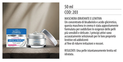 Maschera viso ARGILLA BIANCA 50ml