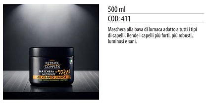 Maschera capelli BAVA LUMACA 500ml