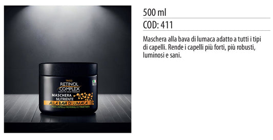 Maschera capelli BAVA LUMACA 500ml
