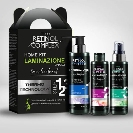 Kit 3pz LAMINAZIONE capelli
