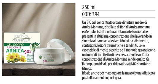 Gel corpo ARNICA 99% BIO 250ml