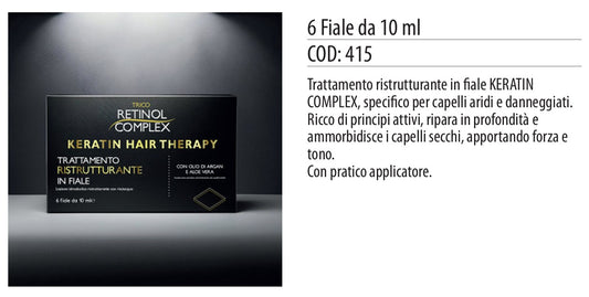 Fiale Capelli Trattamento RISTRUTTURANTE 6pz