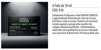 Fiale Capelli Trattamento PURIFICANTE ANTIFORFORA 6pz
