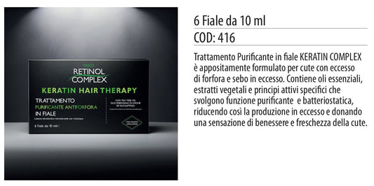 Fiale Capelli Trattamento PURIFICANTE ANTIFORFORA 6pz