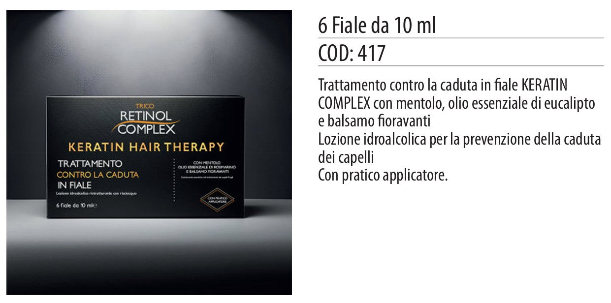 Fiale Capelli Trattemnto CONTRO LA CADUTA 6pz